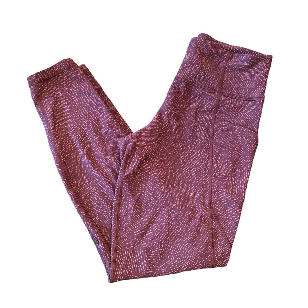 Athleta Maroon Leggings